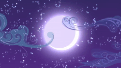 Size: 1280x720 | Tagged: safe, edit, edited screencap, screencap, character:princess luna, species:pony, episode:bloom and gloom, g4, my little pony: friendship is magic, animated, dream realm, female, flying, moonlight, night, power metal, powerwolf, solo, song reference, sound, webm