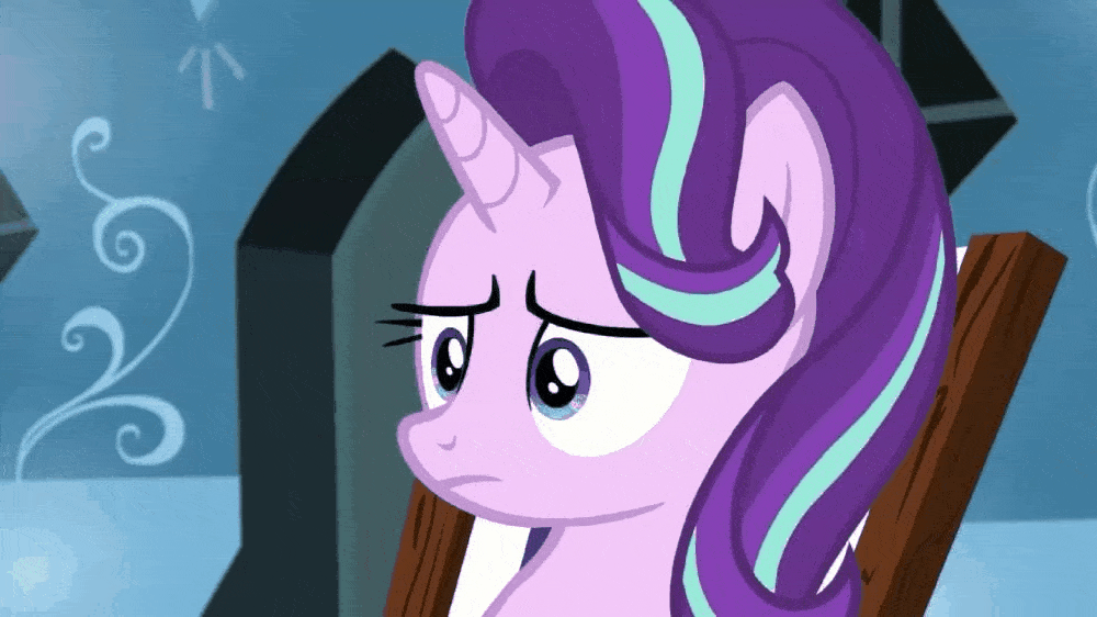 Size: 1000x562 | Tagged: safe, edit, edited screencap, screencap, character:starlight glimmer, species:pony, species:unicorn, derpibooru, episode:the crystalling, g4, my little pony: friendship is magic, animated, annoyed, caption, female, food, frown, gif, glare, image macro, implied drama, jumping, lidded eyes, looking away, looking down, mare, meme, meta, popcorn, reaction image, solo, talking, text, throwing, ugh