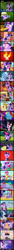 Size: 800x14640 | Tagged: safe, edit, edited screencap, screencap, character:applejack, character:cup cake, character:fluttershy, character:pinkie pie, character:princess cadance, character:princess celestia, character:princess luna, character:rainbow dash, character:rarity, character:sassaflash, character:sea swirl, character:shining armor, character:spike, character:trixie, character:twilight sparkle, species:alicorn, species:changeling, species:earth pony, species:pegasus, species:pony, species:unicorn, episode:a canterlot wedding, episode:a friend in deed, episode:boast busters, episode:bridle gossip, episode:feeling pinkie keen, episode:friendship is magic, episode:it's about time, episode:lesson zero, episode:magic duel, episode:mmmystery on the friendship express, episode:owl's well that ends well, episode:read it and weep, episode:sweet and elite, episode:the crystal empire, episode:the ticket master, g4, my little pony: friendship is magic, background pony, birthday dress, crystal empire, elements of harmony, female, future twilight, hipgnosis, male, mare, pink floyd, poison joke, rapidash, rapidash twilight, song reference, stallion, the dark side of the moon, wall of tags
