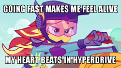 Size: 640x360 | Tagged: safe, edit, edited screencap, screencap, character:sunset shimmer, equestria girls:friendship games, g4, my little pony: equestria girls, my little pony:equestria girls, caption, image macro, text, yu-gi-oh!, yu-gi-oh! 5d's