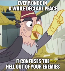 Size: 500x547 | Tagged: safe, edit, edited screencap, screencap, character:grampa gruff, species:pony, episode:the lost treasure of griffonstone, g4, my little pony: friendship is magic, caption, exploitable meme, ferengi, image macro, meme, rules of acquisition, star trek, text