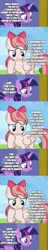 Size: 500x2612 | Tagged: safe, edit, edited screencap, screencap, character:angel wings, character:starlight glimmer, character:twilight sparkle, character:twilight sparkle (alicorn), species:alicorn, species:pegasus, species:pony, comic:the epilogue, breaking the fourth wall, comic, cracked, cracked.com, implied applejack, implied rarity, school of friendship, screencap comic