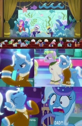 Size: 563x862 | Tagged: safe, edit, edited screencap, screencap, character:jack pot, character:trixie, species:pony, episode:grannies gone wild, episode:to where and back again, g4, my little pony: friendship is magic, big bucks, op is a slowpoke, slowpoke, trixie's wagon