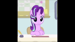 Size: 1920x1080 | Tagged: safe, edit, edited screencap, screencap, character:starlight glimmer, character:twilight sparkle, character:twilight sparkle (alicorn), species:alicorn, species:pony, species:unicorn, episode:starlight the hypnotist, spoiler:interseason shorts, spoilers for another series, animated, c:, catchy song, cute, female, glimmerbetes, hair flip, hair over one eye, headbob, lego, mare, smiling, sound, the lego movie, the lego movie 2: the second part, this song's gonna get stuck inside your head, webm