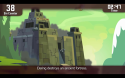 Size: 1280x800 | Tagged: safe, edit, edited screencap, screencap, episode:daring don't, g4, my little pony: friendship is magic, ancient temple, cinemare sins, fortress of talacon, no pony