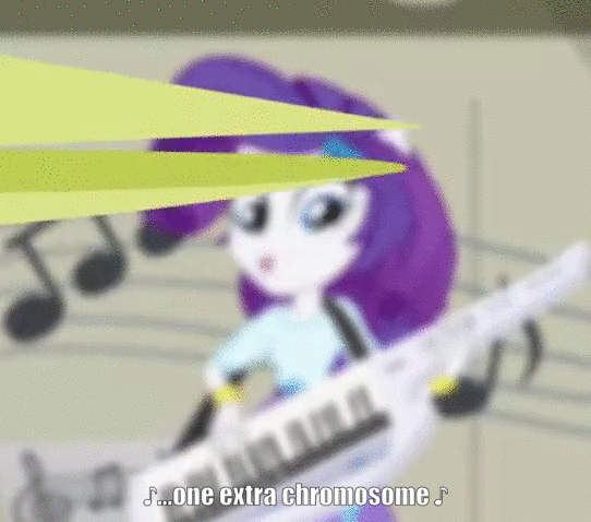 Size: 542x478 | Tagged: safe, edit, edited screencap, screencap, character:rarity, my little pony:equestria girls, animated, caption, down syndrome, female, gif, image macro, intellectual disability, mental deficiency, solo, text