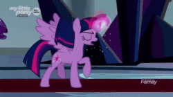 Size: 956x536 | Tagged: safe, edit, edited screencap, screencap, character:king sombra, character:rarity, character:twilight sparkle, character:twilight sparkle (alicorn), species:alicorn, species:pony, episode:the beginning of the end, g4, my little pony: friendship is magic, animated, back of head, can't touch this, denied, fabulous, like a boss, magic, mc hammer, music, nope, sound, webm