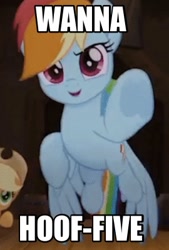 Size: 270x400 | Tagged: safe, edit, edited screencap, screencap, character:applejack, character:rainbow dash, species:earth pony, species:pegasus, species:pony, my little pony: the movie (2017), spoiler:my little pony the movie, cropped, flying, solo focus