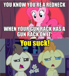Size: 640x708 | Tagged: safe, edit, edited screencap, screencap, character:pinkie pie, character:pound cake, character:pumpkin cake, episode:baby cakes, g4, my little pony: friendship is magic, caption, comic, family guy, image macro, screencap comic, text