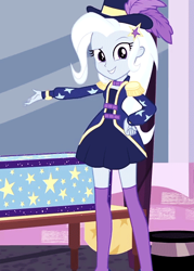 Size: 400x559 | Tagged: safe, edit, edited screencap, screencap, character:trixie, episode:street magic with trixie, g4, my little pony: equestria girls, my little pony:equestria girls, spoiler:eqg series (season 2), legs, zettai ryouiki