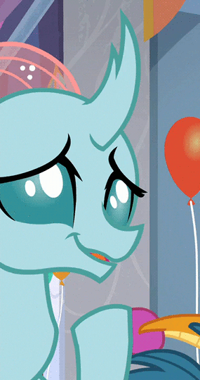 Size: 285x540 | Tagged: safe, edit, edited screencap, screencap, character:gallus, character:ocellus, character:smolder, species:changedling, episode:she's all yak, g4, my little pony: friendship is magic, animated, cropped, cute, diaocelles, gif, loop, solo focus
