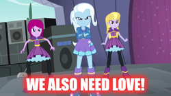 Size: 896x500 | Tagged: safe, edit, edited screencap, screencap, character:fuchsia blush, character:lavender lace, character:trixie, equestria girls:rainbow rocks, g4, my little pony: equestria girls, my little pony:equestria girls, trixie and the illusions