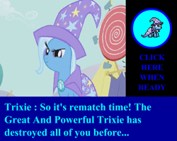 Size: 1023x817 | Tagged: safe, edit, edited screencap, screencap, character:trixie, species:pony, episode:boast busters, g4, my little pony: friendship is magic, female, game screencap, megaman, megapony, solo