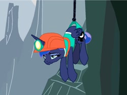 Size: 1022x763 | Tagged: safe, edit, edited screencap, screencap, character:princess luna, species:alicorn, species:pony, episode:between dark and dawn, g4, my little pony: friendship is magic, cute, hanging wedgie, sad, sadorable, wedgie