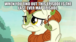 Size: 600x337 | Tagged: safe, edit, edited screencap, screencap, character:autumn blaze, species:kirin, episode:sounds of silence, g4, my little pony: friendship is magic, autumn blaze's puppet, caption, end of ponies, image macro, text
