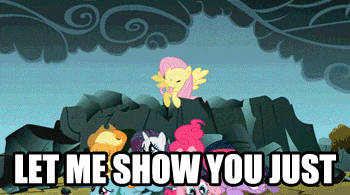 Size: 350x195 | Tagged: safe, edit, edited screencap, screencap, character:applejack, character:basil, character:fluttershy, character:pinkie pie, character:rainbow dash, character:rarity, character:twilight sparkle, character:twilight sparkle (unicorn), species:dragon, species:pony, species:unicorn, episode:dragonshy, g4, my little pony: friendship is magic, animated, caption, crossover, crush 40, image macro, lyrics, mane six, meme, song reference, sonic heroes, sonic the hedgehog (series), spongebob squarepants, text