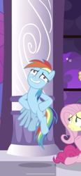 Size: 828x1792 | Tagged: safe, edit, edited screencap, screencap, character:rainbow dash, species:pony, episode:the summer sun setback, g4, my little pony: friendship is magic, cropped, i came, rainbow dash is best facemaker, solo focus