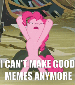 Size: 256x291 | Tagged: safe, edit, edited screencap, screencap, character:pinkie pie, episode:the lost treasure of griffonstone, g4, my little pony: friendship is magic, animated, caption, image macro, text