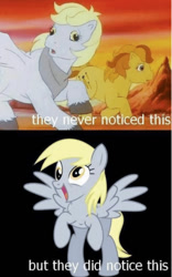 Size: 696x1113 | Tagged: safe, edit, edited screencap, screencap, character:derpy hooves, species:pegasus, species:pony, g1, g4, black background, caption, fake, faker than a three dollar bill, female, holiday, image macro, mare, meme, my little pony, simple background, text, valentine, valentine's boyfriend