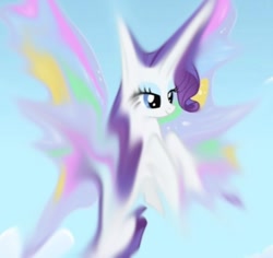 Size: 625x590 | Tagged: safe, edit, edited screencap, screencap, character:rarity, episode:sonic rainboom, g4, my little pony: friendship is magic, glimmer wings, smudge, wat