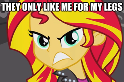 Size: 625x415 | Tagged: safe, edit, edited screencap, screencap, character:sunset shimmer, equestria girls:equestria girls, g4, my little pony: equestria girls, my little pony:equestria girls, angry, clothing, female, image macro, inverted mouth, jacket, leather jacket, looking at you, solo