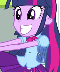 Size: 453x540 | Tagged: safe, edit, edited screencap, screencap, character:twilight sparkle, equestria girls:equestria girls, g4, my little pony: equestria girls, my little pony:equestria girls, cropped, female, inverted mouth, solo