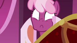 Size: 1280x720 | Tagged: safe, edit, edited screencap, screencap, character:cheerilee, episode:hearts and hooves day, g4, my little pony: friendship is magic, faec, female, reaction image, solo, squishilee, squishy, squishy cheeks, wat