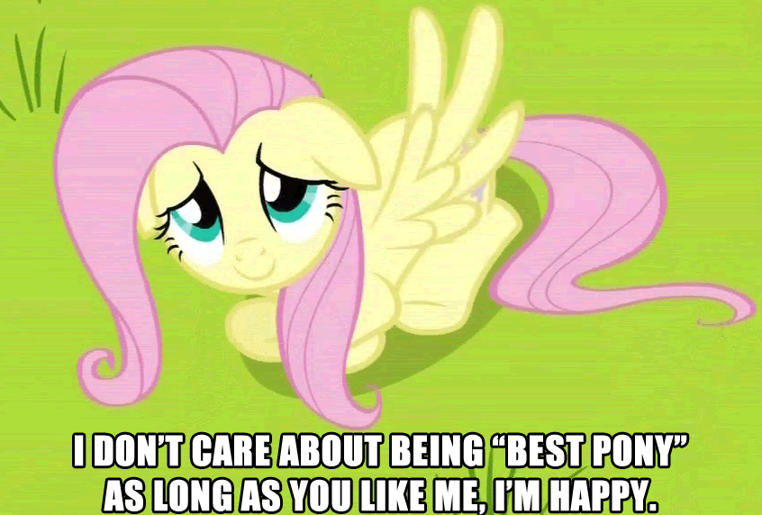 Size: 846x572 | Tagged: safe, edit, edited screencap, screencap, character:fluttershy, species:pegasus, species:pony, episode:hurricane fluttershy, g4, my little pony: friendship is magic, animated, best pony, bronybait, c:, cute, dawwww, female, flapping, floppy ears, happy, hilarious in hindsight, image macro, impact font, lidded eyes, looking at you, looking up, loop, mare, shyabetes, sitting, smiling, solo, text, truth, wings