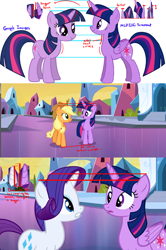 Size: 500x752 | Tagged: safe, edit, screencap, character:applejack, character:rarity, character:twilight sparkle, character:twilight sparkle (alicorn), species:alicorn, my little pony:equestria girls, analysis, comparison, height, height difference, size chart, size comparison, size difference