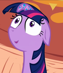Size: 620x718 | Tagged: safe, edit, edited screencap, screencap, character:twilight sparkle, episode:bridle gossip, g4, my little pony: friendship is magic, cropped, faec, female, floppy ears, inverted mouth, solo, twilight flopple