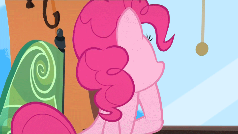 Size: 960x540 | Tagged: safe, edit, edited screencap, screencap, character:pinkie pie, episode:maud pie, g4, my little pony: friendship is magic, animated, cinemagraph, female, loop, solo, train, window