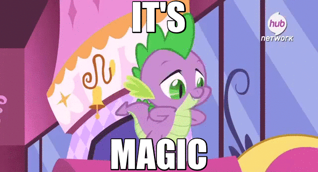 Size: 640x346 | Tagged: safe, edit, edited screencap, screencap, character:spike, episode:inspiration manifestation, g4, my little pony: friendship is magic, animated, fainting couch, hub logo, hubble, image macro, male, meme, reaction image, solo, the hub