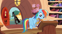 Size: 852x467 | Tagged: safe, edit, screencap, character:rainbow dash, episode:rainbow falls, g4, my little pony: friendship is magic, 60s batman, adam west, batman, bomb, dc comics, some days you just can't get rid of a bomb, weapon, youtube link