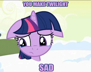 Size: 300x240 | Tagged: safe, edit, edited screencap, screencap, character:twilight sparkle, character:twilight sparkle (unicorn), species:pony, species:unicorn, episode:winter wrap up, g4, my little pony: friendship is magic, animated, crying, female, floppy ears, frown, gif, image macro, mare, meme, purple text, sad, solo, text