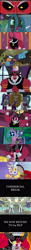 Size: 847x6813 | Tagged: safe, edit, edited screencap, screencap, character:adagio dazzle, character:ahuizotl, character:aria blaze, character:discord, character:flam, character:flim, character:lord tirek, character:mane-iac, character:queen chrysalis, character:sonata dusk, episode:a canterlot wedding, episode:a case for the bass, episode:daring don't, episode:princess twilight sparkle, episode:twilight's kingdom, equestria girls:rainbow rocks, g4, my little pony: equestria girls, my little pony: friendship is magic, my little pony:equestria girls, 3d glasses, accent, angry, antagonist, argument, comic, cracking knuckles, cracking up, electro orb, everyone steals tirek's meme, exploitable meme, flim flam brothers, imminent fight, interrupted, meme, scorpan's necklace, screencap comic, sound effects, text, the dazzlings, this will end in death, tirek vs everyone meme