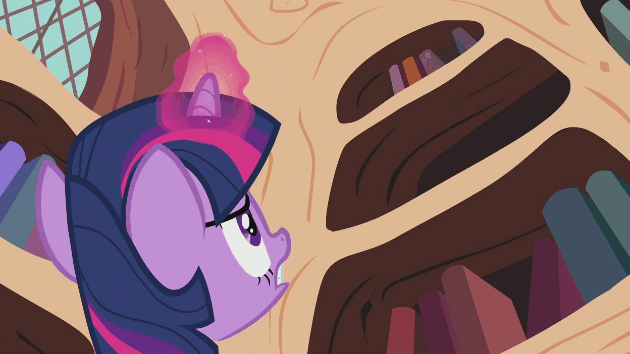 Size: 1248x702 | Tagged: safe, edit, screencap, character:twilight sparkle, character:twilight sparkle (unicorn), species:pony, species:unicorn, episode:the crystal empire, g4, my little pony: friendship is magic, adorkable, animated, anxious, berk, bibliophile, book, bookgasm, bookshelf, cute, dork, excited, eyes on the prize, female, freud was right, giant fucking book of magic and shit, golden oaks library, gritted teeth, library, loop, magic, magical compendium, mare, open mouth, out of context, silly, silly pony, smiling, solo, telekinesis, that pony sure does love books, tongue out, tree, twiabetes, wide eyes, window