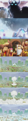 Size: 522x2194 | Tagged: safe, edit, edited screencap, screencap, episode:tanks for the memories, g4, my little pony: friendship is magic, atomic bomb, cranky kong, diddy kong, discovery family, discovery family logo, dixie kong, donkey kong, donkey kong country, donkey kong country tropical freeze, explosion, lord fredrik, mushroom cloud, nintendo, ponyville, snow, snowfall, winter nuke