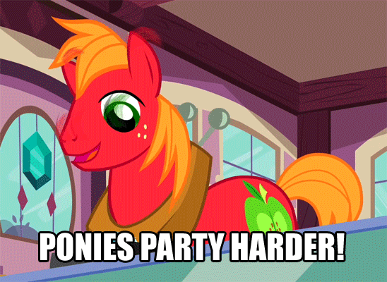 Size: 548x400 | Tagged: safe, edit, edited screencap, screencap, character:big mcintosh, species:earth pony, species:pony, episode:hearts and hooves day, g4, my little pony: friendship is magic, animated, cropped, image macro, male, nodding, reaction image, solo, stallion