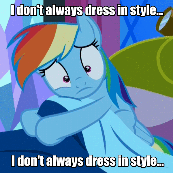 Size: 600x600 | Tagged: safe, edit, edited screencap, screencap, character:rainbow dash, species:pegasus, species:pony, episode:do princesses dream of magic sheep?, g3, animated, bed, caption, cropped, cute, dashabetes, fear, female, fetal position, image macro, loop, madness mantra, mare, meme, nightmare, rainbow dash always dresses in style, rocking, solo, song reference, traumatized