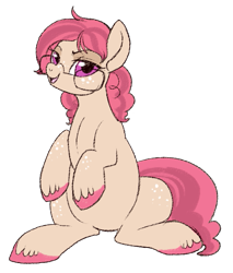 Size: 499x587 | Tagged: safe, artist:lulubell, oc, oc only, oc:sassafras, parent:babs seed, parent:twist, parents:babstwist, glasses, magical lesbian spawn, next generation, offspring, simple background, solo, transparent background