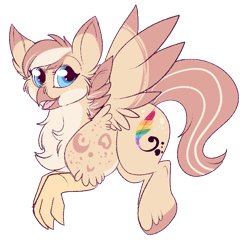 Size: 717x740 | Tagged: safe, artist:lulubell, oc, oc only, oc:lulubell, species:hippogriff, grifflingied, simple background, solo, species swap, transparent background