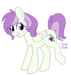 Size: 290x309 | Tagged: safe, artist:lulubell, character:sugar grape, simple background, transparent background