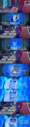 Size: 1585x6623 | Tagged: safe, edit, edited screencap, screencap, character:storm king, character:tempest shadow, species:pony, species:unicorn, my little pony: the movie (2017), antagonist, armor, broken horn, canterlot castle, caption, cauldron, comic, crown, disney, disney channel, drakken, fangs, female, horn, horns, image macro, jewelry, kim possible, mare, reference, regalia, scar, screencap comic, shego, storm guard, text, yeti