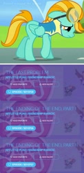Size: 781x1603 | Tagged: safe, edit, edited screencap, screencap, character:lightning dust, species:pegasus, species:pony, episode:the ending of the end, episode:the last problem, episode:wonderbolts academy, g4, my little pony: friendship is magic, abuse, dustabuse, end of ponies, sad