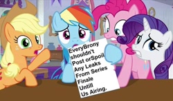 Size: 720x424 | Tagged: safe, edit, edited screencap, screencap, character:applejack, character:pinkie pie, character:rainbow dash, character:rarity, species:pony, episode:school daze, g4, my little pony: friendship is magic