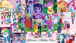 Size: 2048x1144 | Tagged: safe, edit, screencap, character:applejack, character:curly winds, character:dj pon-3, character:drama letter, character:fleur-de-lis, character:fluttershy, character:frosty orange, character:ginger owlseye, character:indigo wreath, character:lily longsocks, character:microchips, character:normal norman, character:pinkie pie, character:princess celestia, character:princess luna, character:principal celestia, character:rainbow dash, character:rarity, character:scott green, character:scribble dee, character:sophisticata, character:sunset shimmer, character:twilight sparkle, character:twilight sparkle (alicorn), character:twilight sparkle (scitwi), character:vice principal luna, character:victoria, character:vinyl scratch, character:watermelody, character:wiz kid, species:alicorn, species:eqg human, species:pony, equestria girls:equestria girls, equestria girls:holidays unwrapped, equestria girls:spring breakdown, g4, my little pony: equestria girls, my little pony:equestria girls, spoiler:eqg series (season 2), alizarin bubblegum, canterlot mall, clothing, curly winds, fanfic, fanfic art, fanfic cover, female, gallop j. fry, garden grove, geode of empathy, geode of shielding, geode of super speed, geode of super strength, geode of telekinesis, golden hazel, hearth's warming, henry handle, holiday, humane five, humane seven, humane six, indigo wreath, ink jet, lily pad (equestria girls), little red, magical geodes, male, manestrum, mint chip, orange sunrise, scott green, skirt, some blue guy, sophisticata, technicolor waves, vice principal luna, victoria, water lily (equestria girls), winter outfit, wiz kid