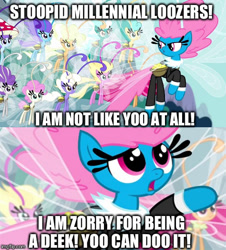 Size: 500x552 | Tagged: safe, edit, edited screencap, screencap, character:seabreeze, species:breezies, episode:it ain't easy being breezies, g4, my little pony: friendship is magic, bad language, funny, meme