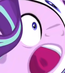 Size: 800x892 | Tagged: safe, edit, edited screencap, screencap, character:starlight glimmer, species:pony, species:unicorn, female, open mouth, solo