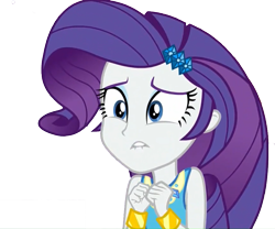Size: 925x768 | Tagged: safe, edit, edited screencap, screencap, character:rarity, equestria girls:rollercoaster of friendship, g4, my little pony: equestria girls, my little pony:equestria girls, background removed, female, lip bite, not a vector, simple background, solo, transparent background
