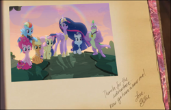 Size: 734x473 | Tagged: safe, edit, edited screencap, screencap, character:applejack, character:fluttershy, character:pinkie pie, character:rainbow dash, character:rarity, character:spike, character:twilight sparkle, character:twilight sparkle (alicorn), species:alicorn, species:dragon, species:earth pony, species:pegasus, species:pony, species:unicorn, episode:the last problem, g4, my little pony: friendship is magic, end of ponies, gigachad spike, mane seven, mane six, older, older applejack, older fluttershy, older mane seven, older mane six, older pinkie pie, older rainbow dash, older rarity, older spike, older twilight, up